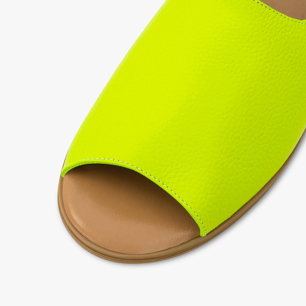 Fluo Green Peep Toes