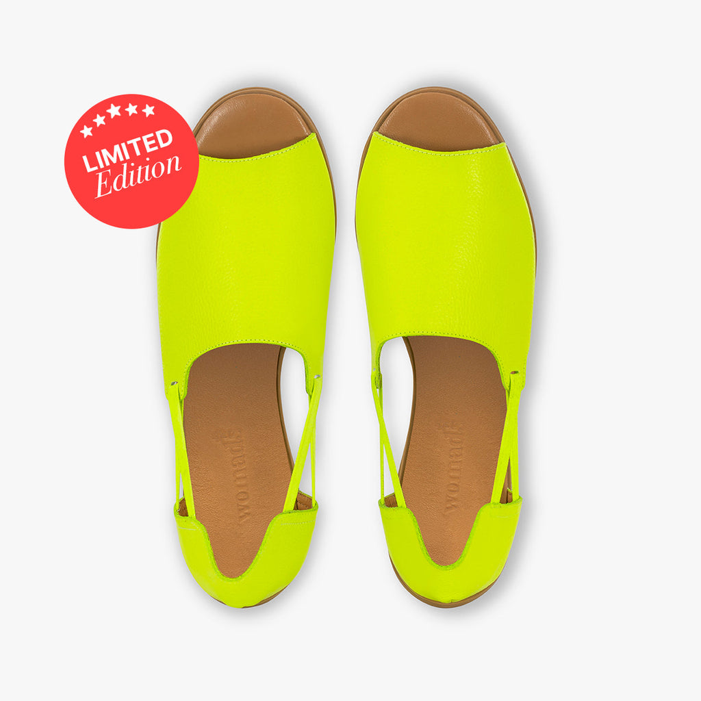 Fluo Green Peep Toes