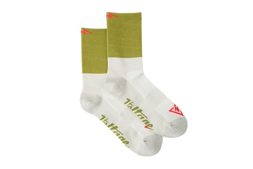 Green Block KOM Mid Cooling Socks