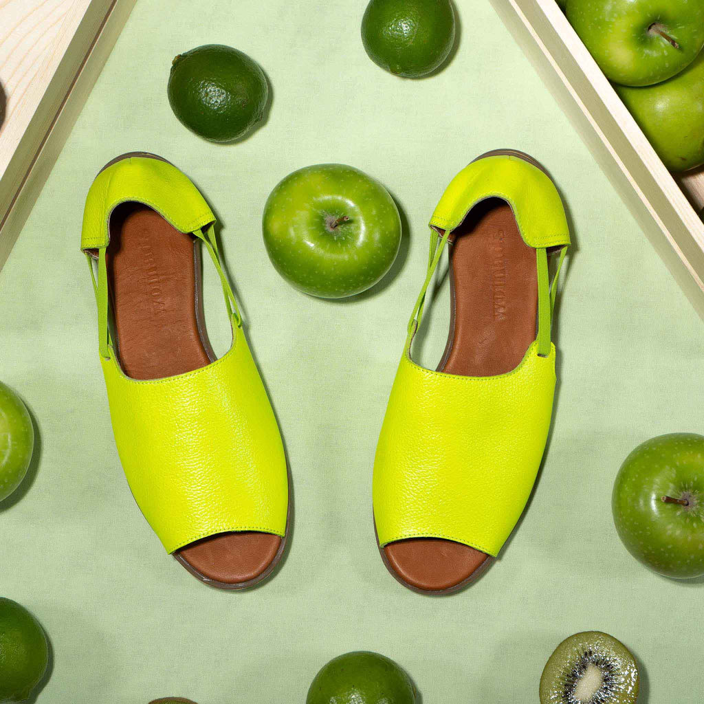 Fluo Green Peep Toes
