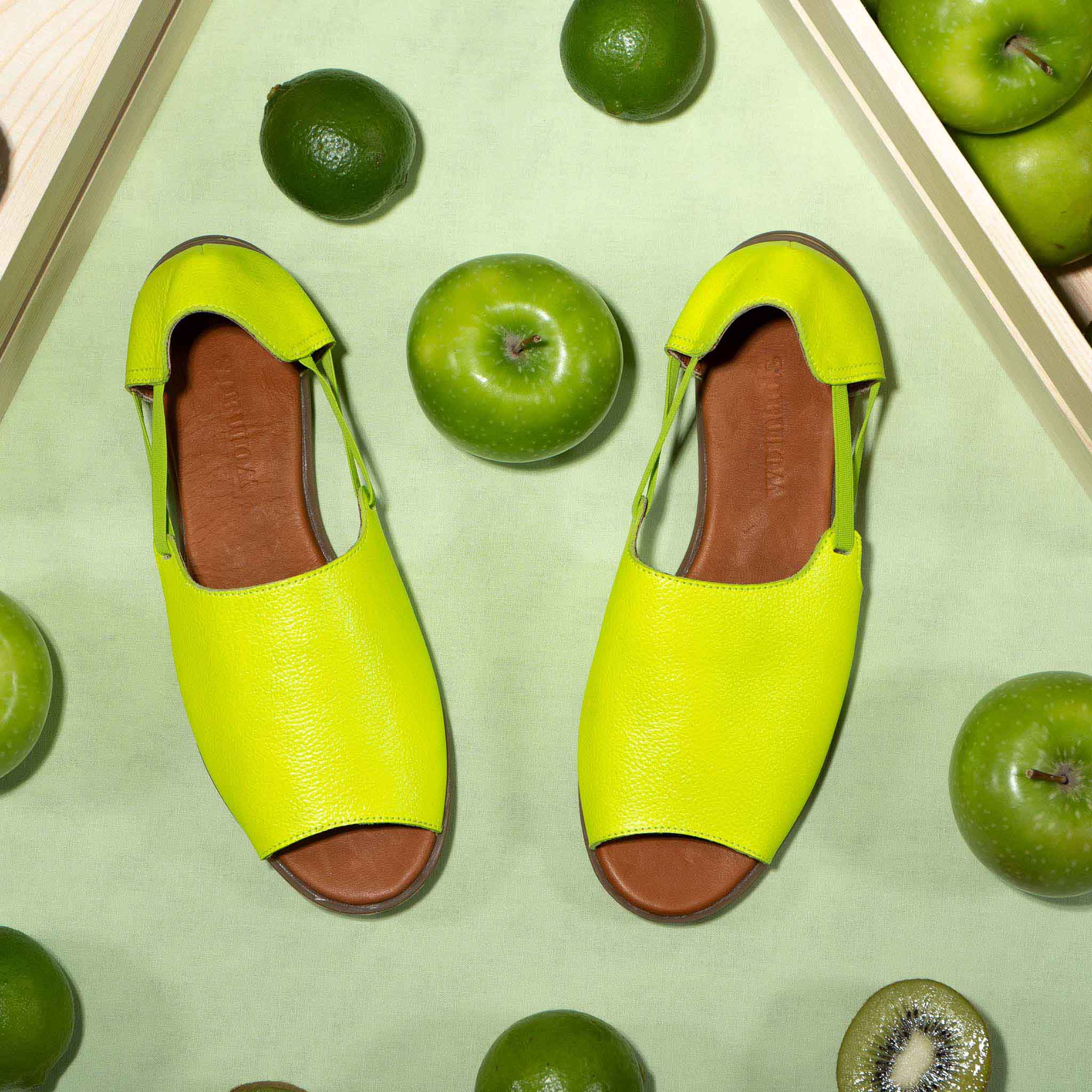 Fluo Green Peep Toes