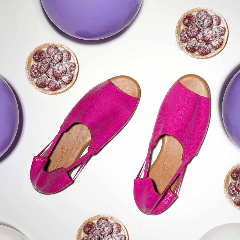 Royal Fuchsia Peep Toes