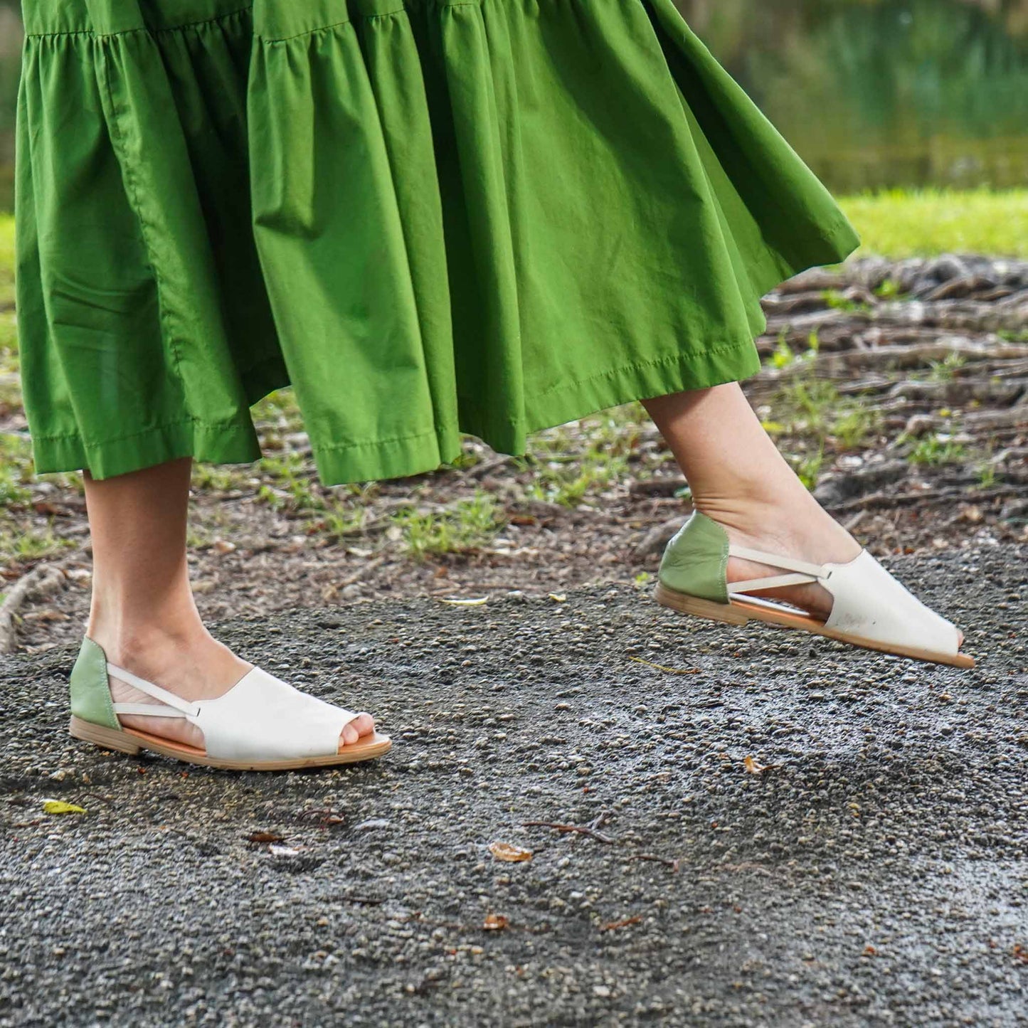 Pistachio Peep Toes
