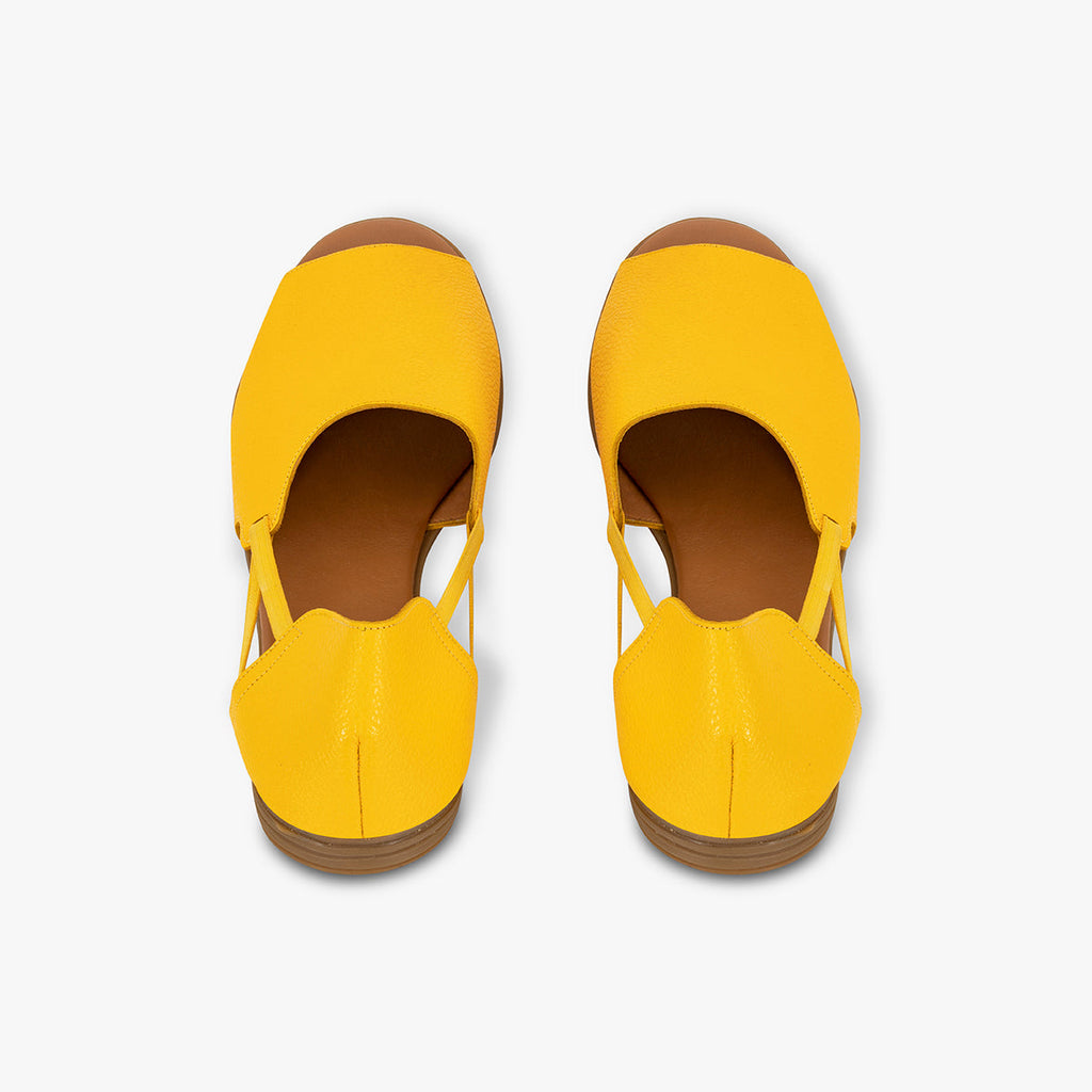 Sunshine Yellow Peep Toes