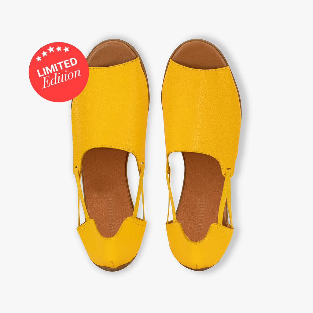 Sunshine Yellow Peep Toes